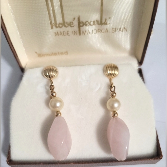 Vintage Majorca Hobe' Pearls clip earrings.  🇪🇸 - Picture 2 of 14